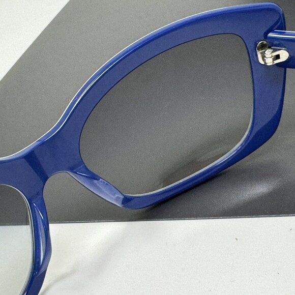 Prada Sunglasses SPR 03N Italy BF2-3M1 Size 57 [] 18 140 Blue Cat Eye - Picture 5 of 16